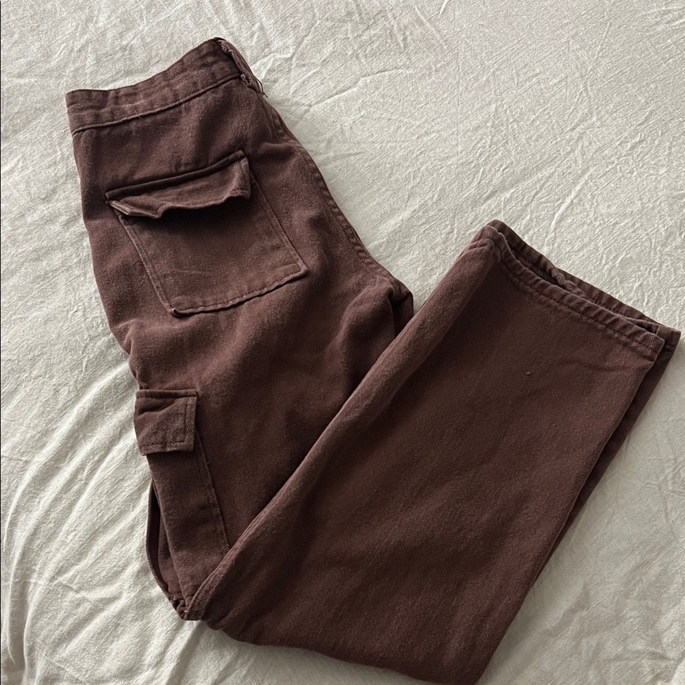 Women’s Brown Cargo Pants